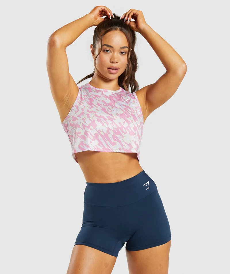 Gymshark Training Crop Tank - Sorbet Pink