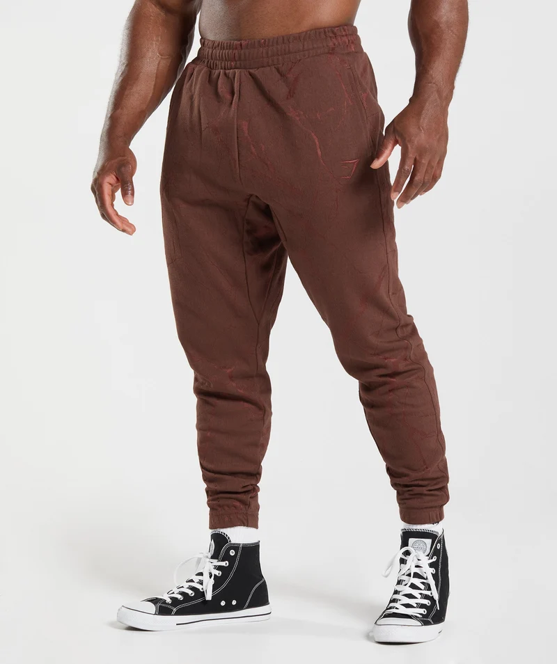 Gymshark Power Joggers - Cherry Brown