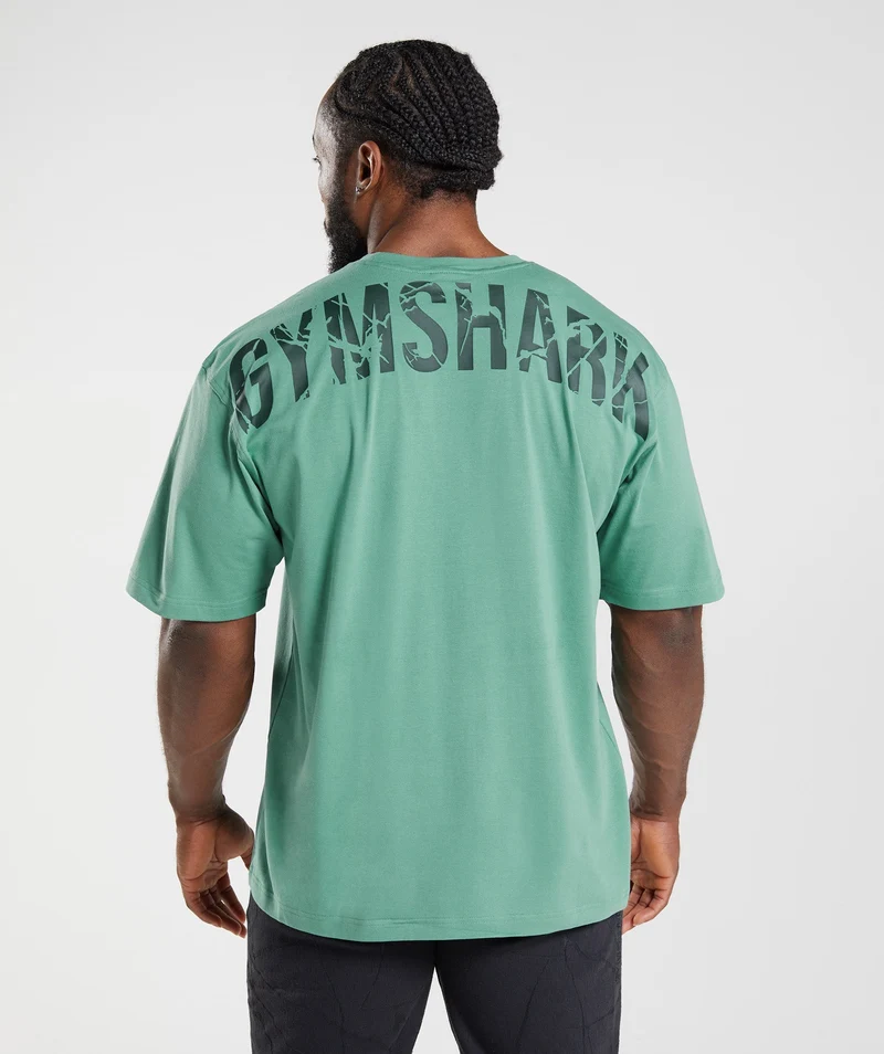 Gymshark Power T-Shirt - Alpine Green