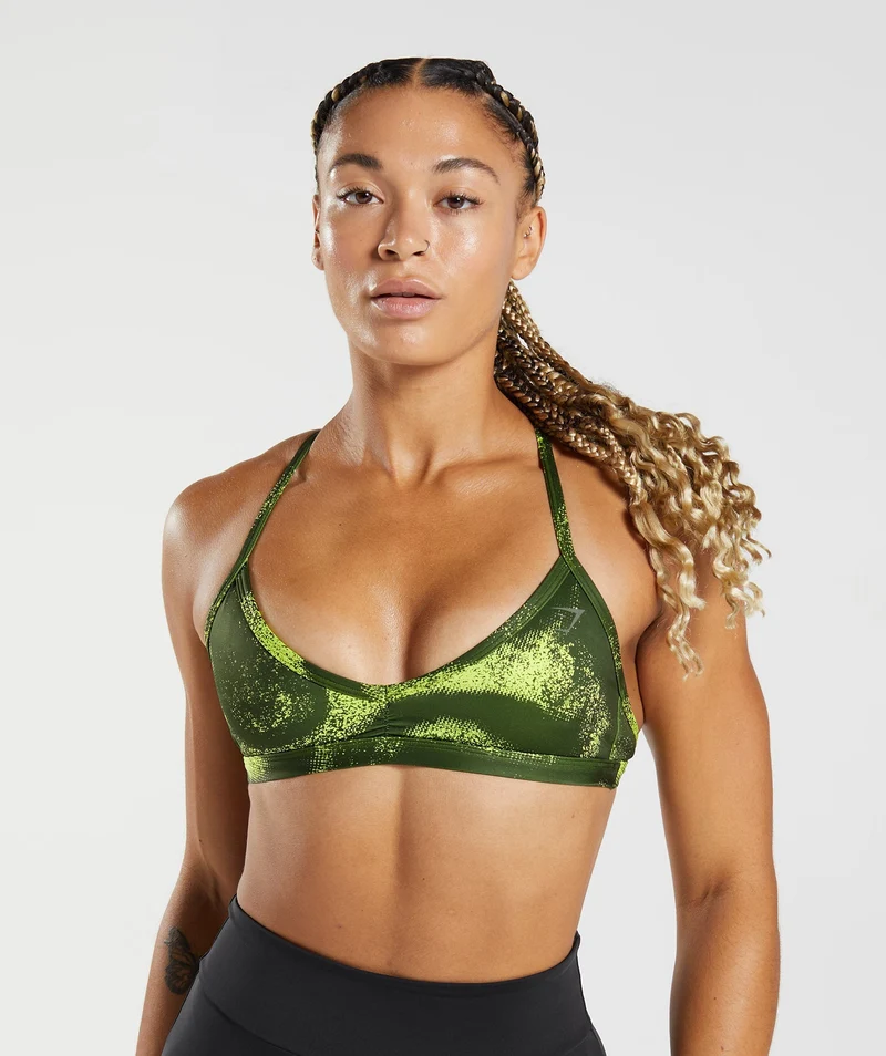 Gymshark GS Power Minimal Sports Bra - Green