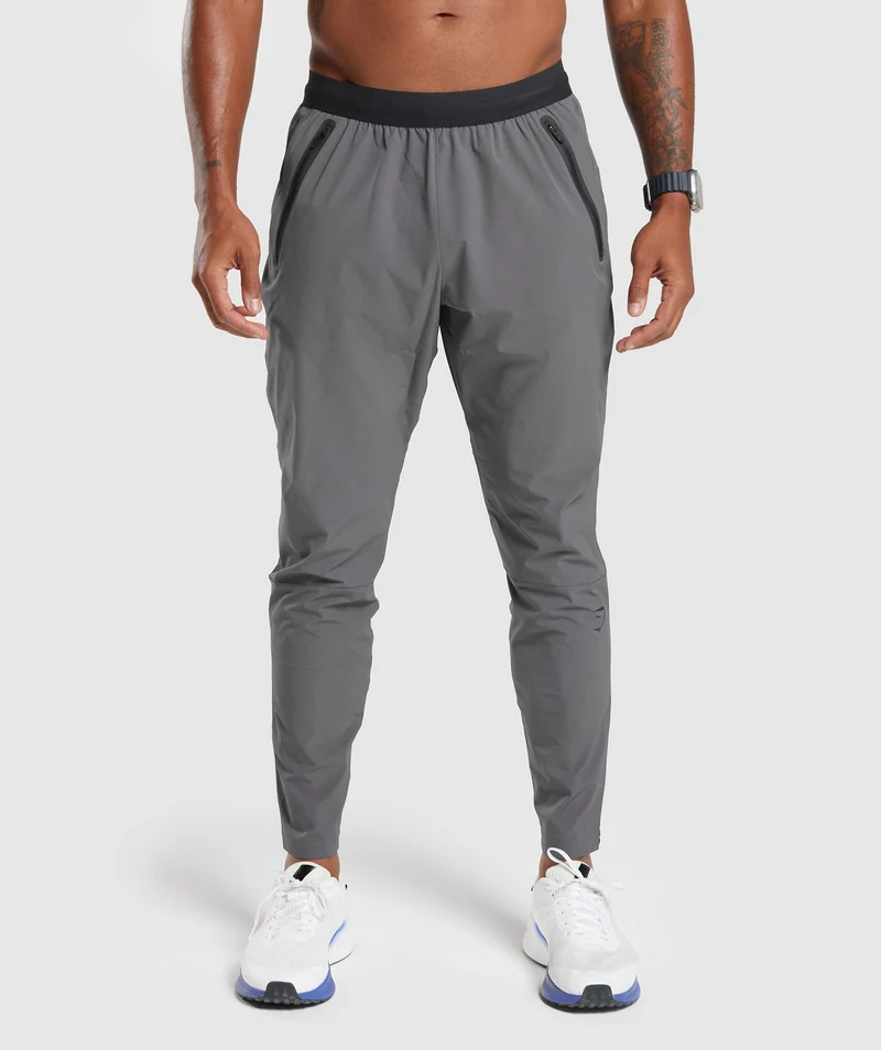 Gymshark Hybrid Woven Joggers - Grey