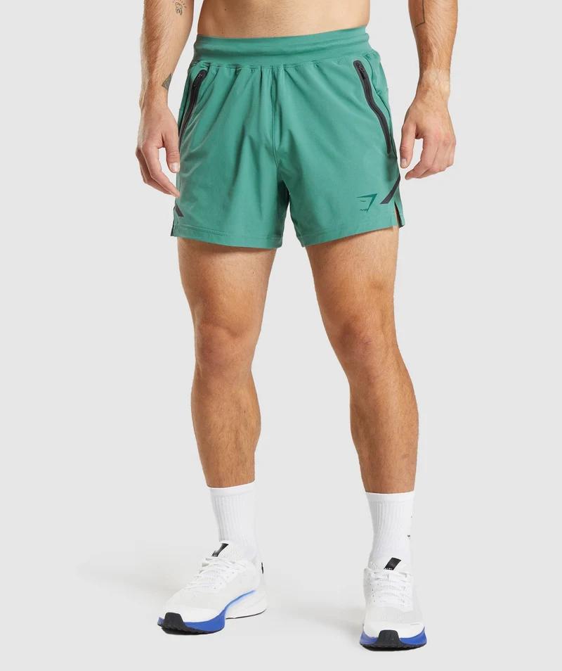 Gymshark Apex 5" Perform Short - Green