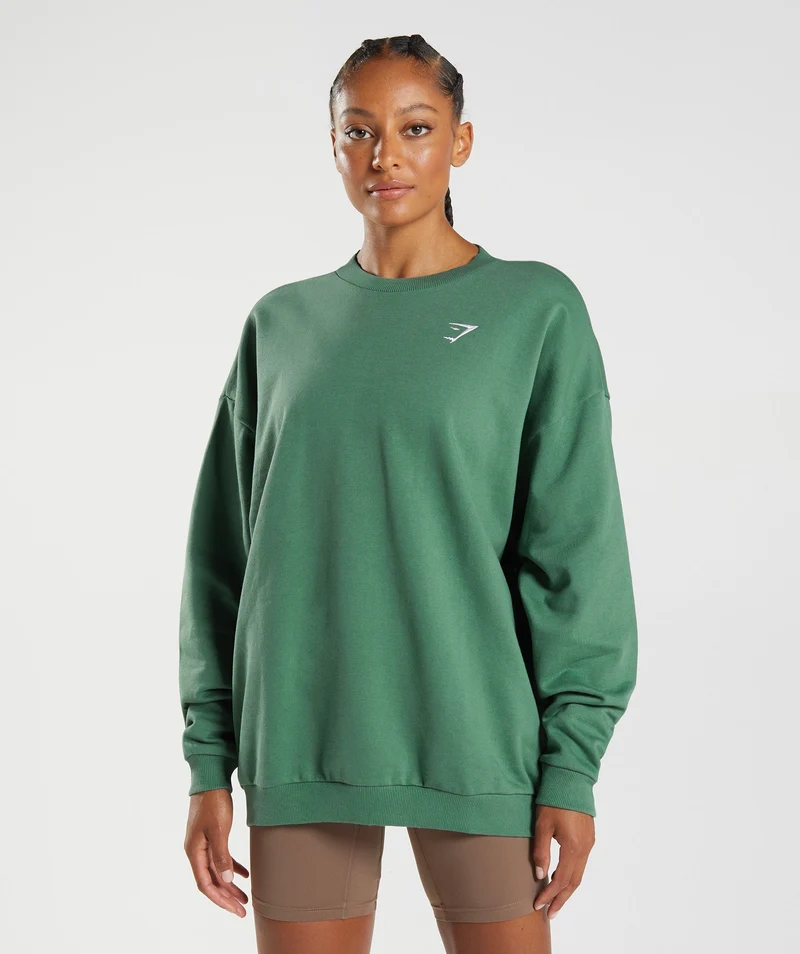 Gymshark Training Oversized Sweatshirt - Green