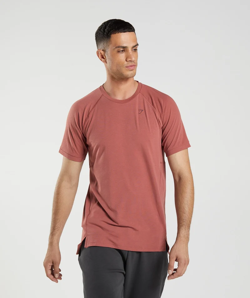 Gymshark Studio Breathe T-Shirt - Brown