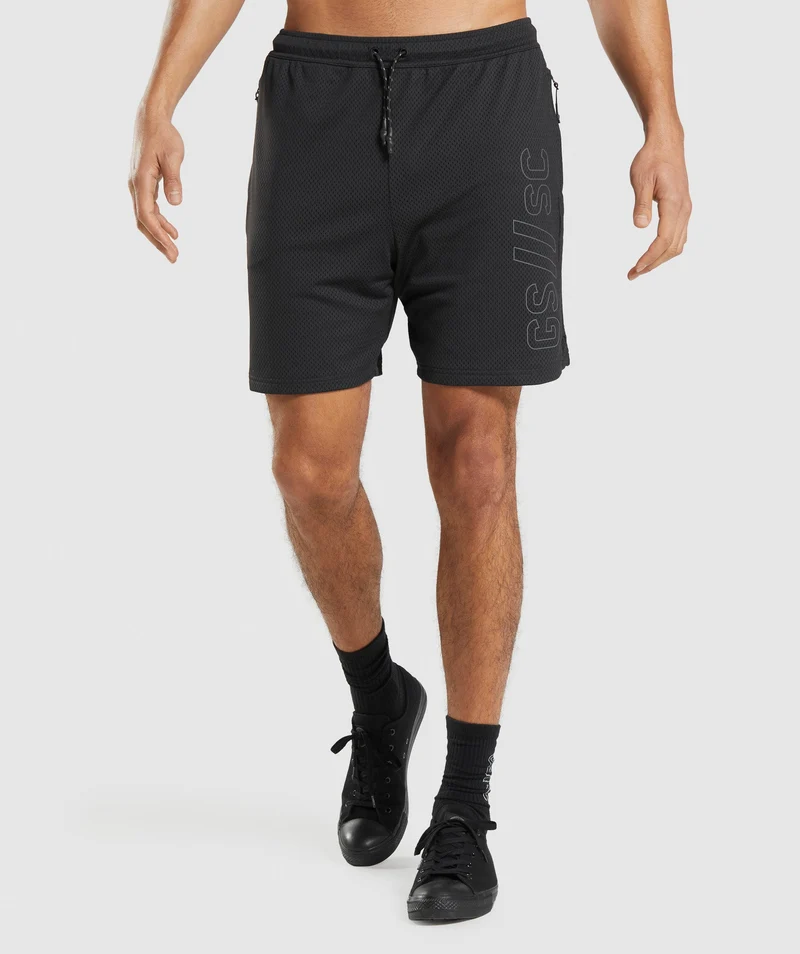 Gymshark Steve Cook Mesh Short - Black
