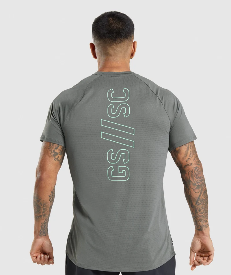 Gymshark Steve Cook T-Shirt - Grey