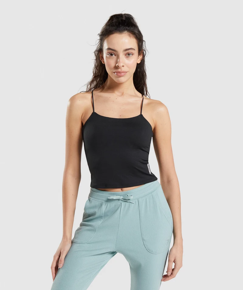 Gymshark Pause Cami Tank - Black