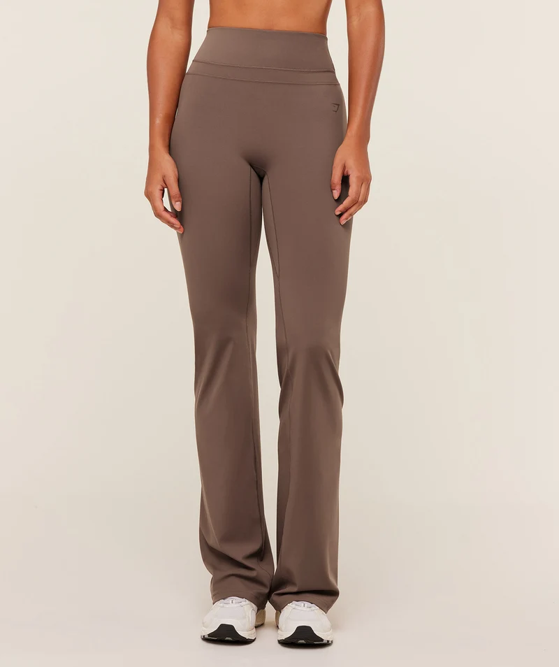 Gymshark Whitney Tall Flared Legging - Soft Brown