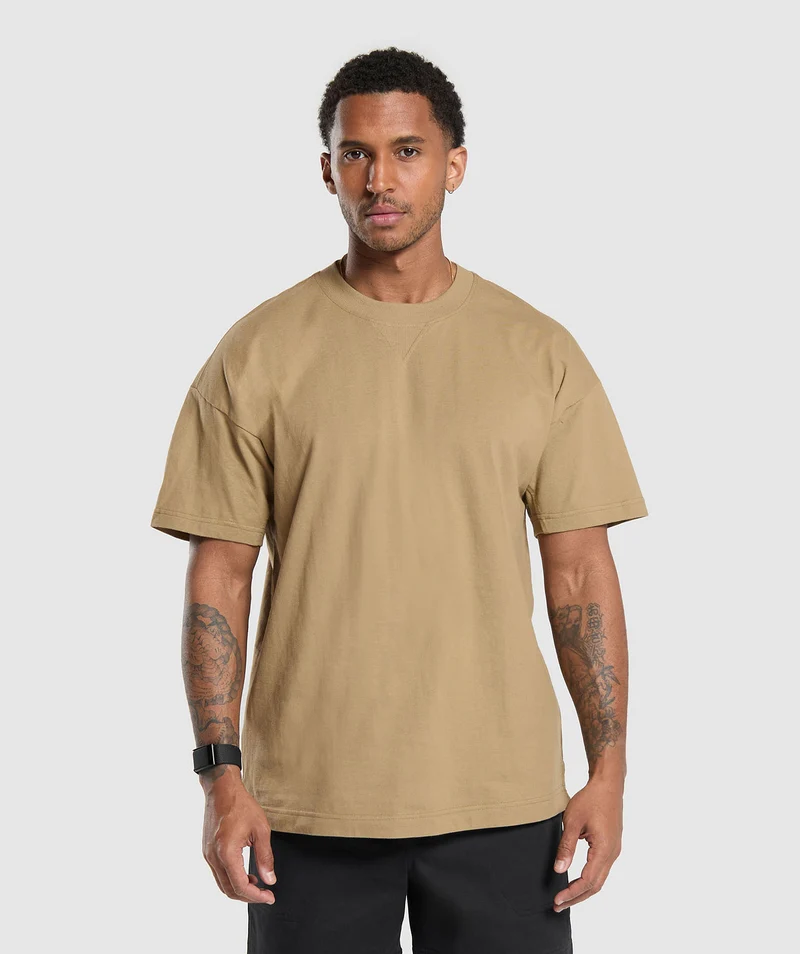 Gymshark Rest Day Essentials T-Shirt - Troop Green