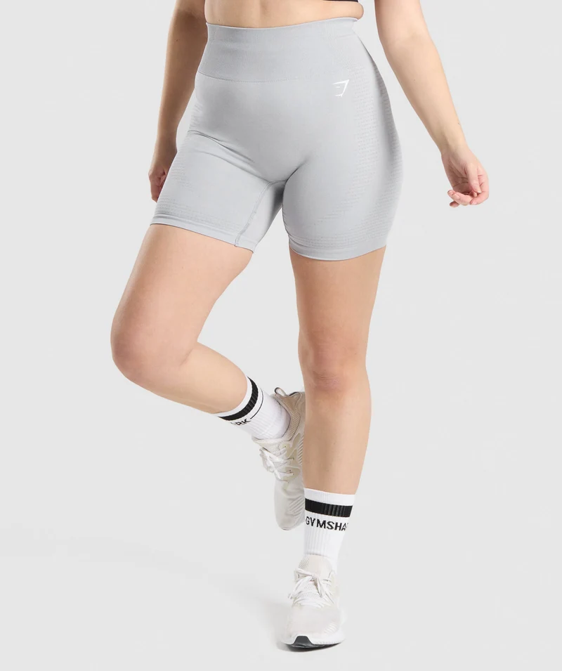 DNU - Gymshark Vital Seamless 2.0 Shorts - Light Grey Marl