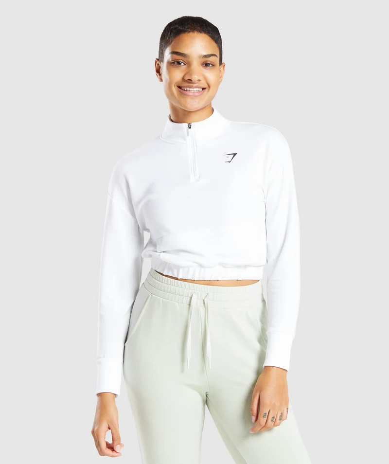 Gymshark Pippa Training Pullover - White