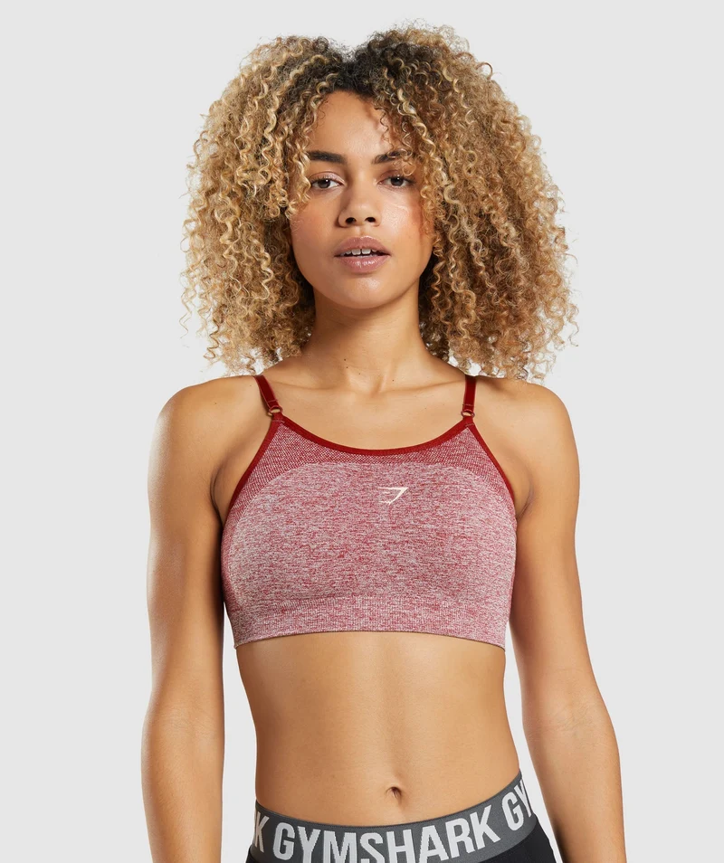 Gymshark Flex Strappy Sports Bra - Red