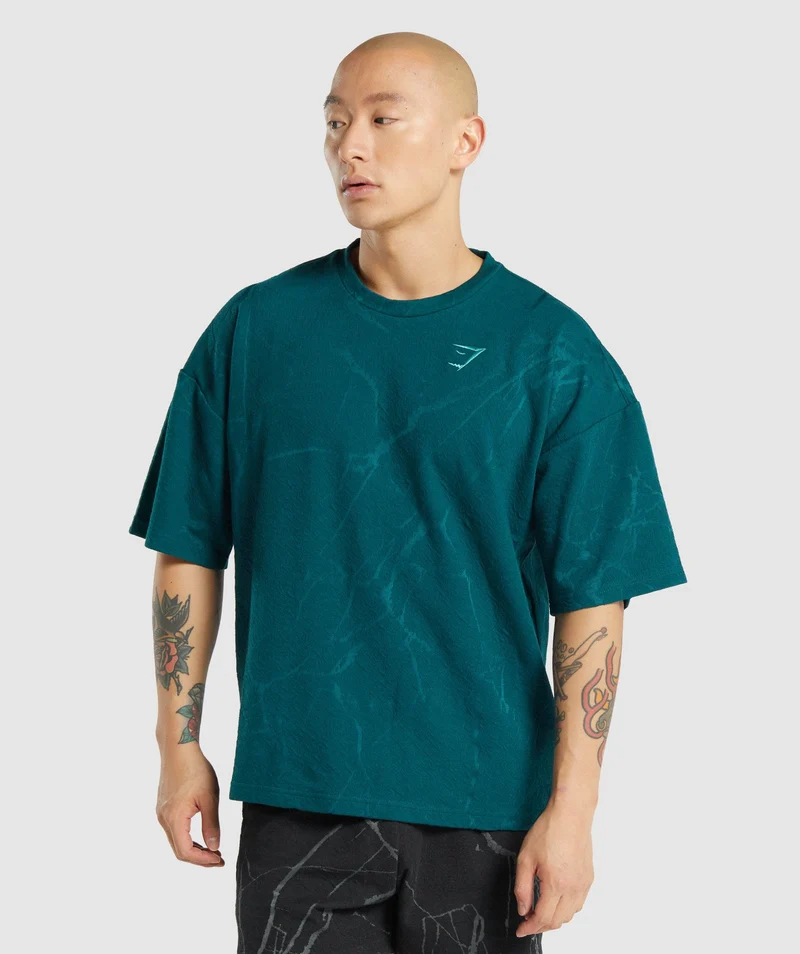Gymshark Power SS Crew - Blue