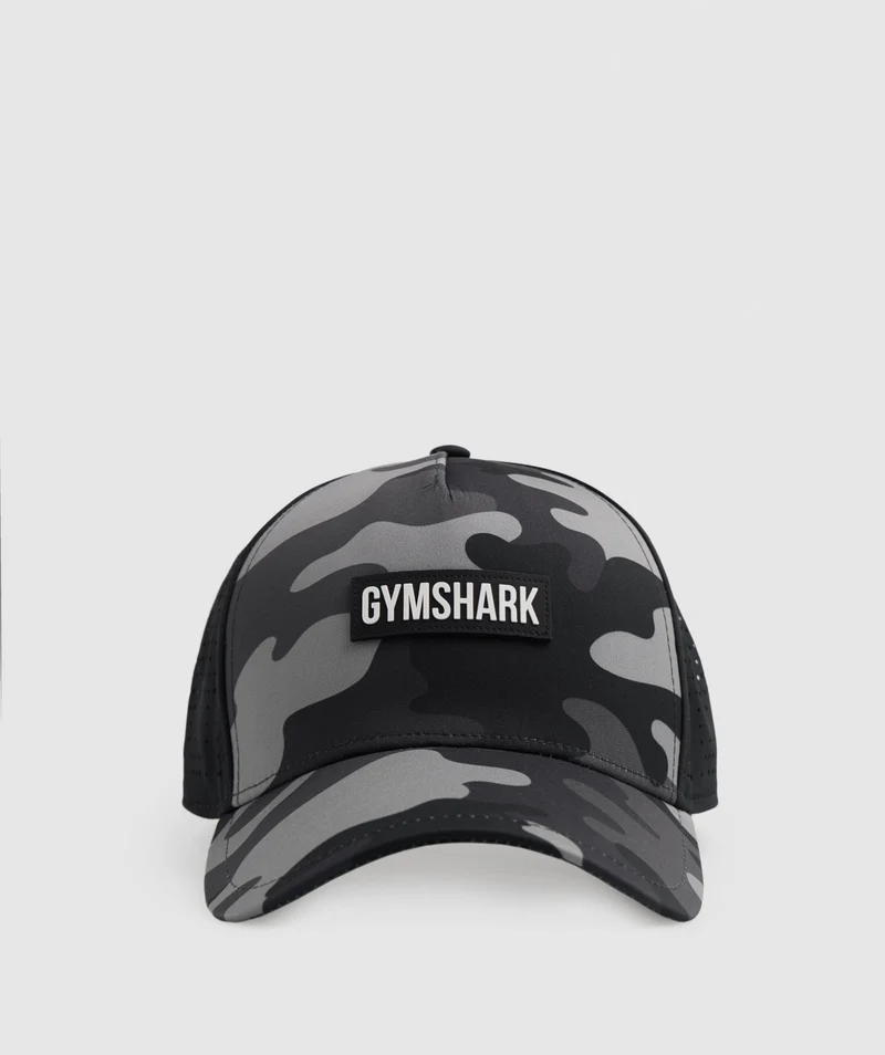 Gymshark Trucker Cap - Grey Print