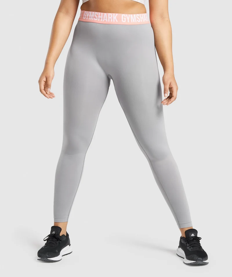 Gymshark Fit Seamless Leggings - Smokey Grey