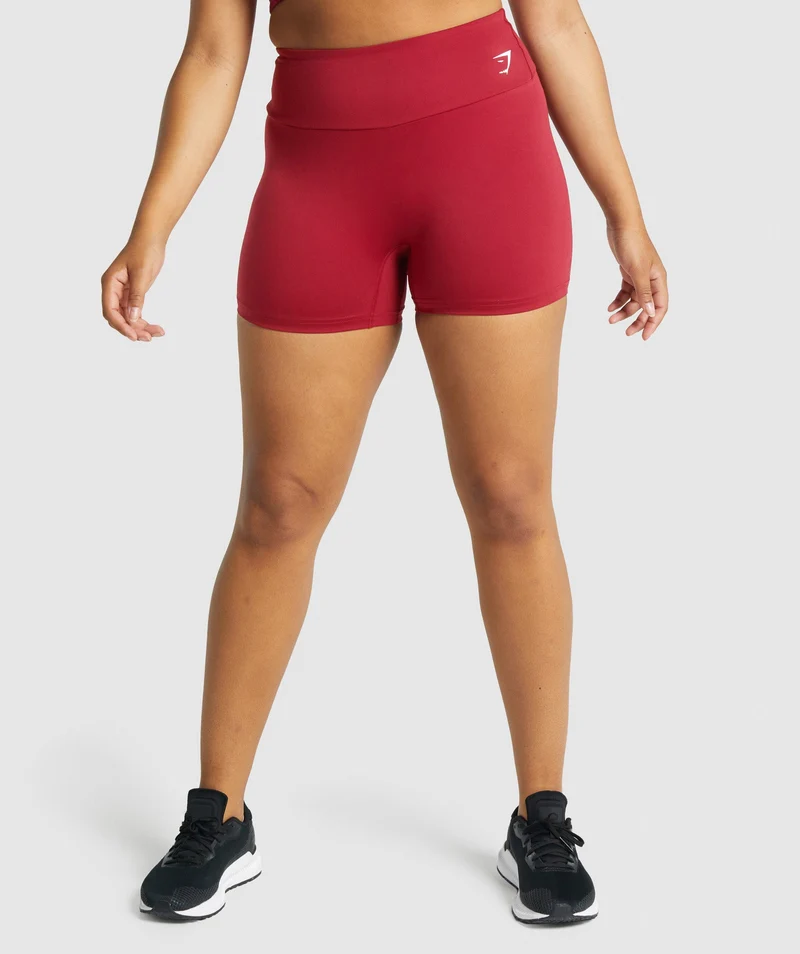 Gymshark Training Shorts - Burgundy