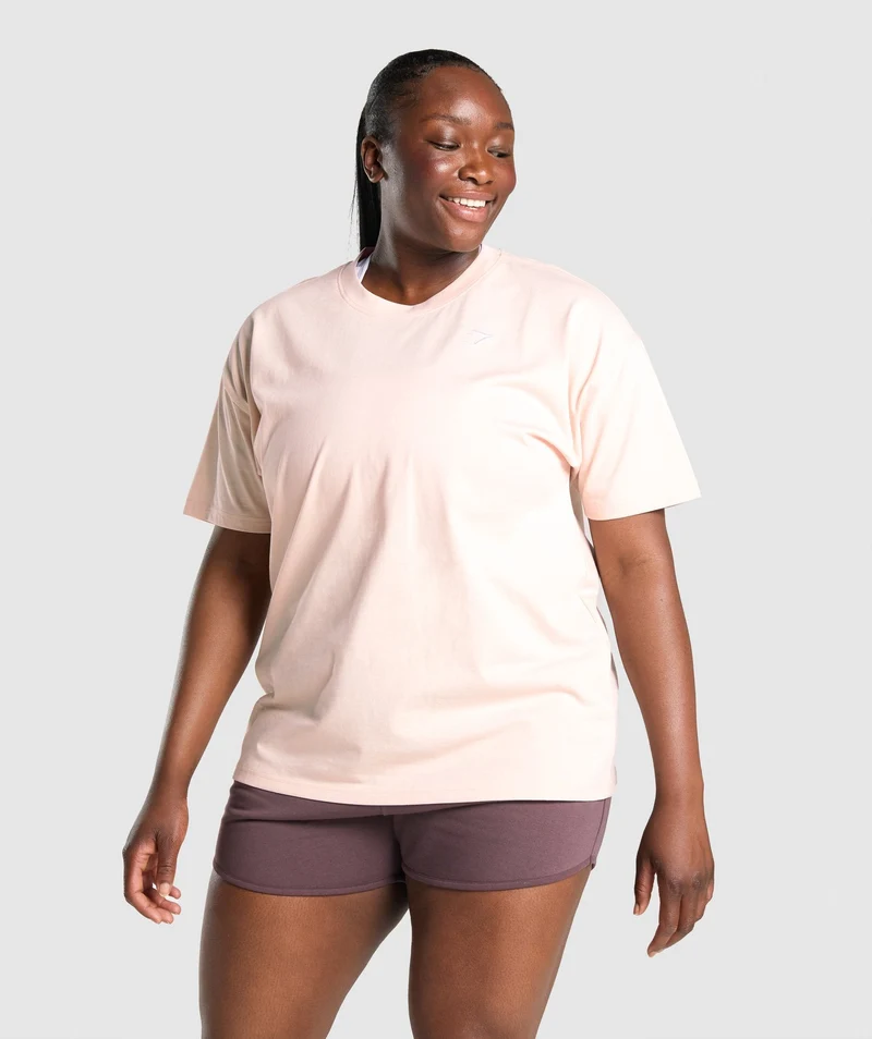 Gymshark Training Oversized T-shirt - Light Brown