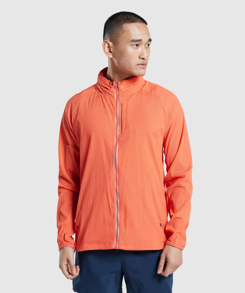 Gymshark Speed Evolve Windbreaker - Papaya Orange