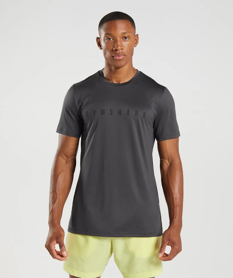 Gymshark Sport Stripe T-Shirt - Grey