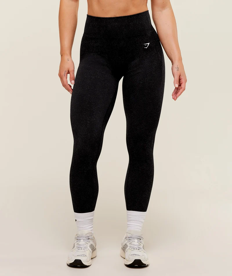 Gymshark Adapt Fleck Seamless Leggings - Black
