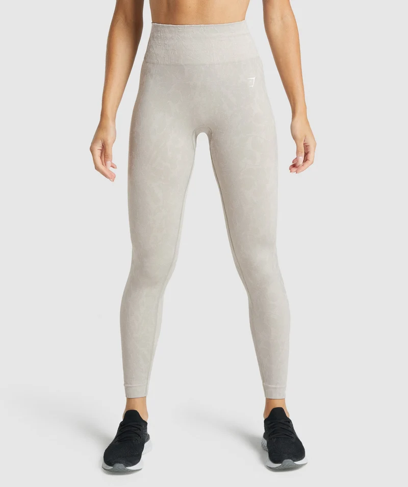 Gymshark Adapt Animal Seamless Leggings - Grey