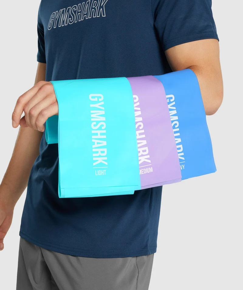 Gymshark Recovery Bands 3pk - Blue