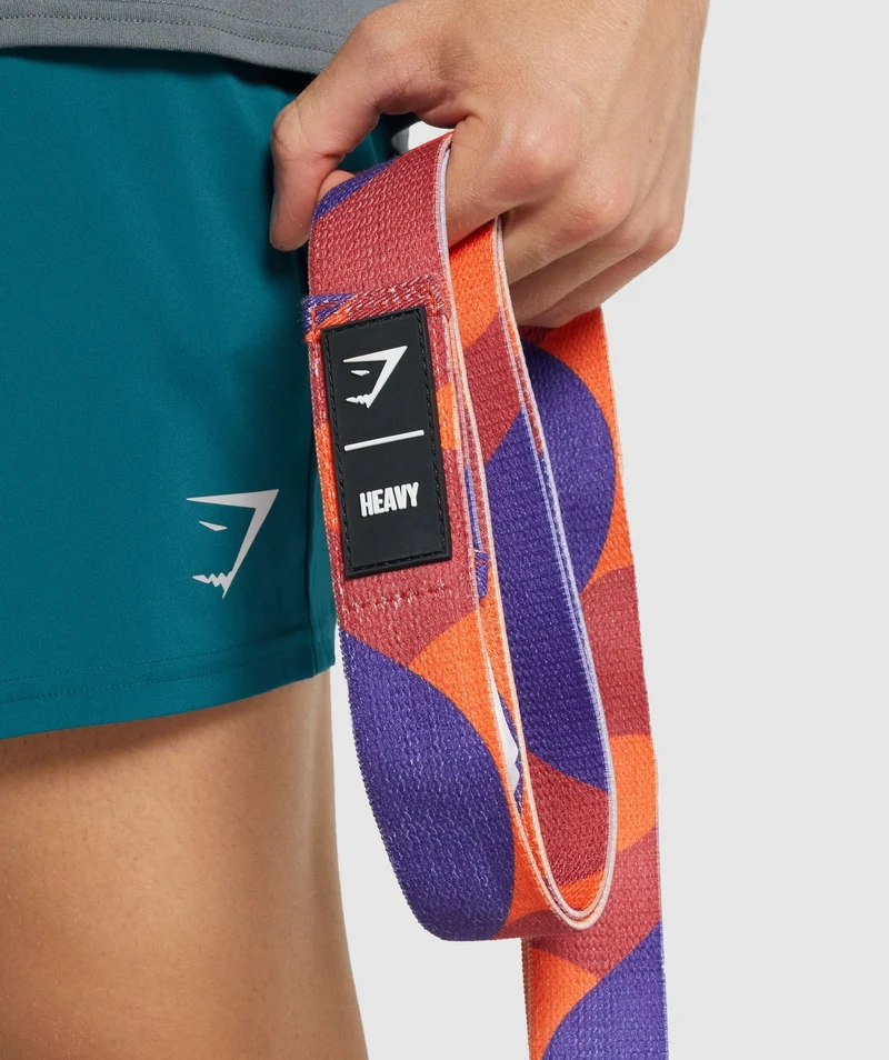 Gymshark Long Heavy Resistance Band - Red