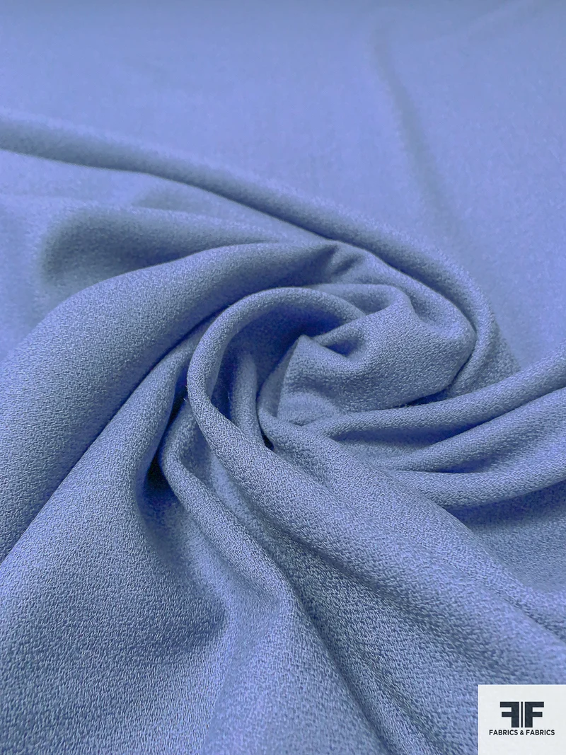 Solid Wool Crepe - Pale Serenity Purple
