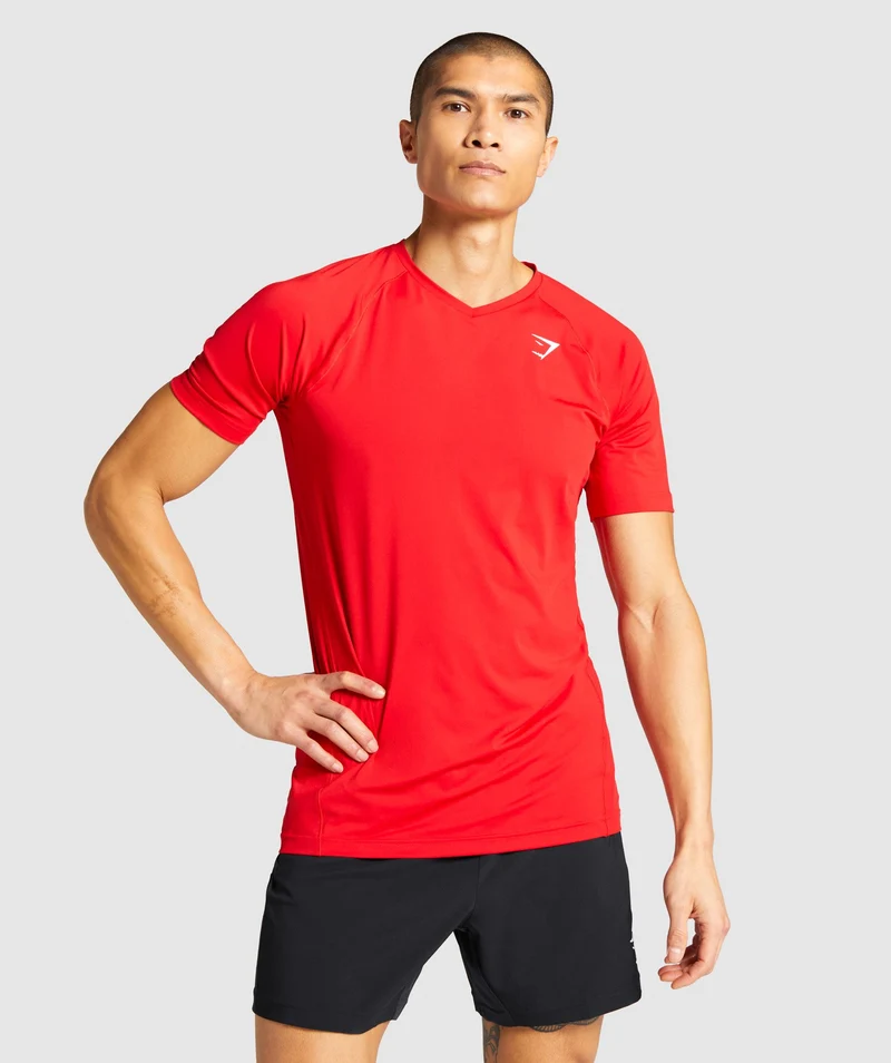 Gymshark Veer T-Shirt - Red