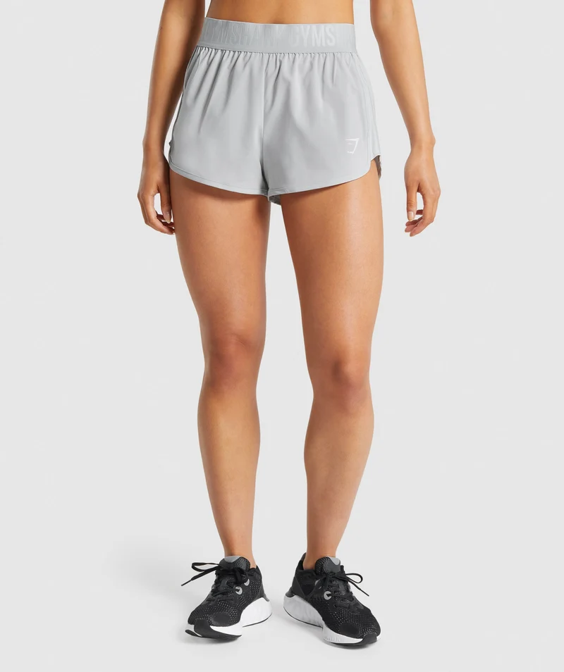 Gymshark Training Loose Fit Shorts - Light Grey