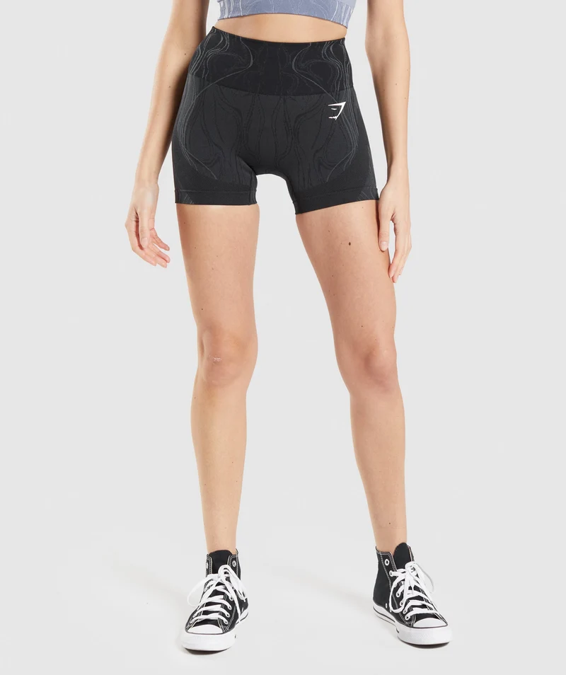 Gymshark Mercury Seamless Shorts - Black