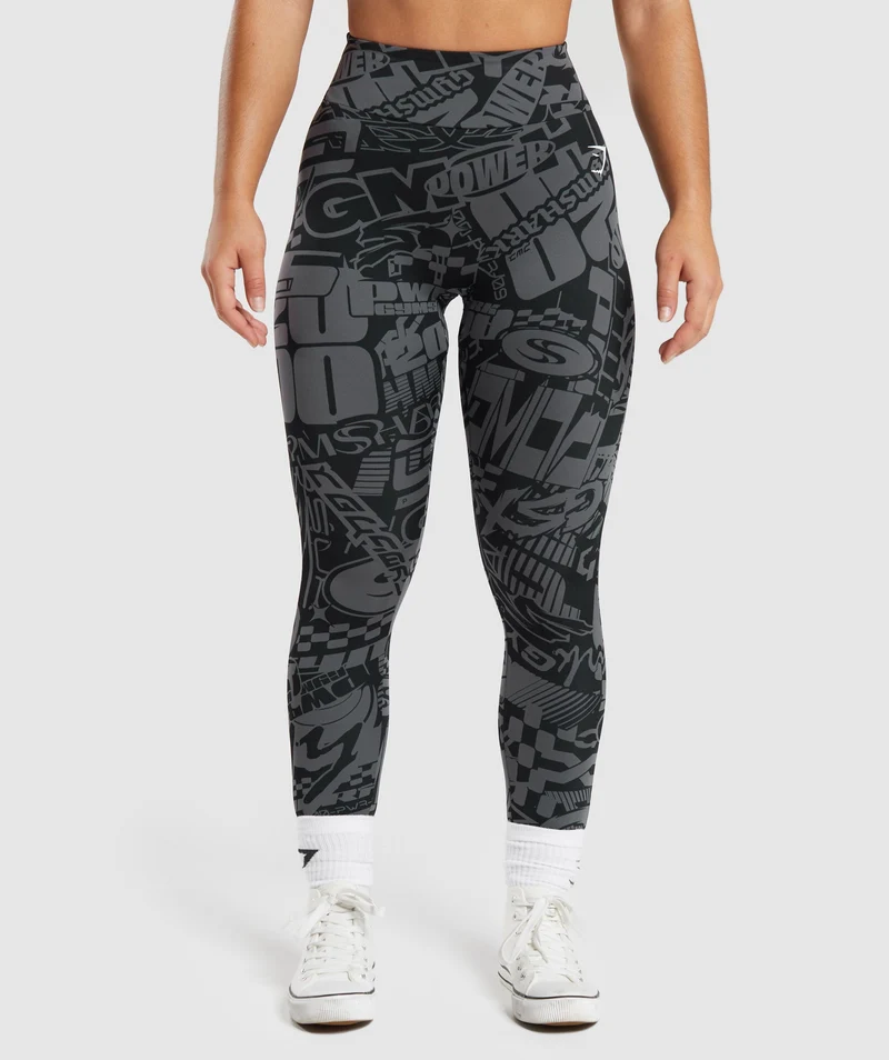 Gymshark Power Regular Leggings - Dark Grey