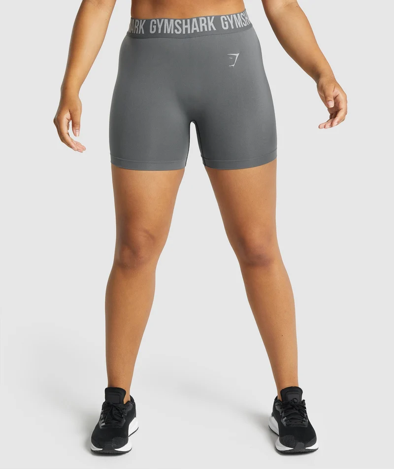 Gymshark Fit Seamless Shorts - Charcoal