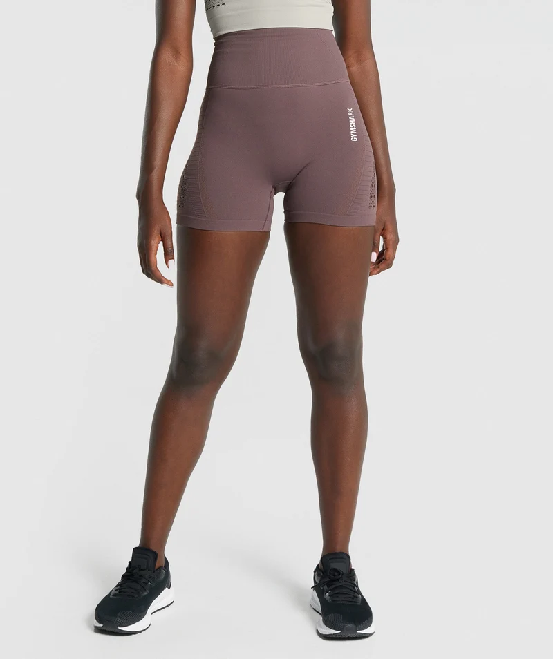 Gymshark Energy Seamless Shorts - Brown