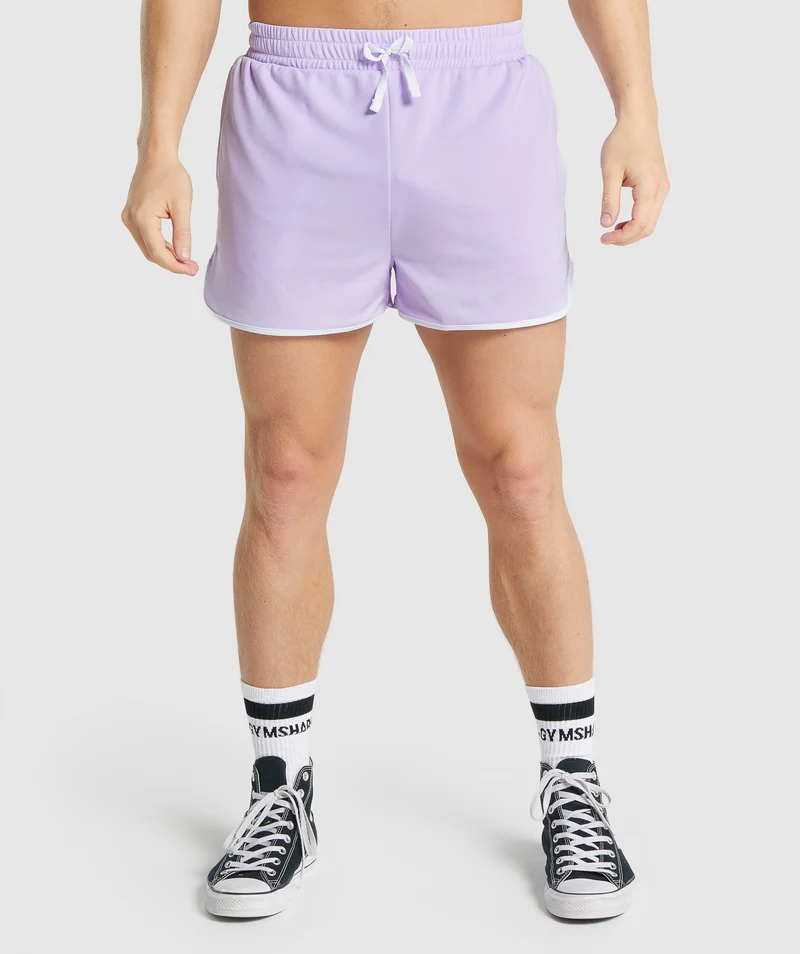 Gymshark Recess 3" Shorts - Light Purple
