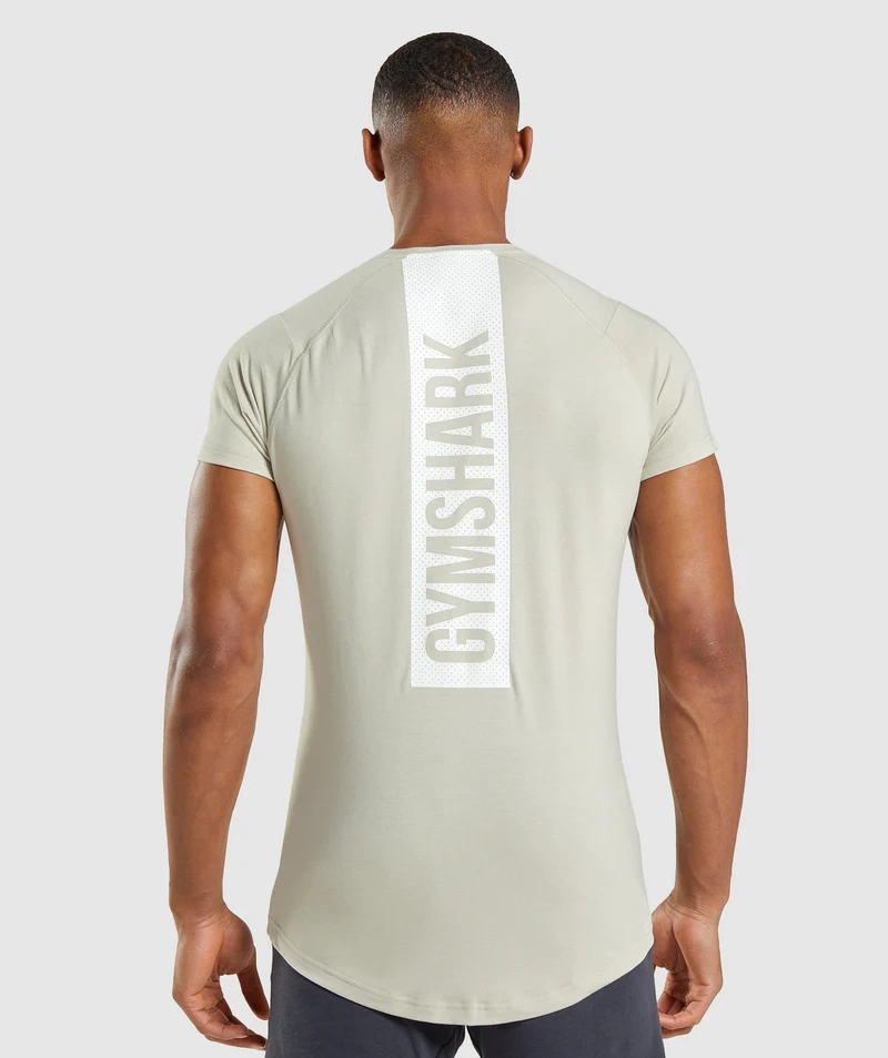 Gymshark Bold T-Shirt - Pebble Grey