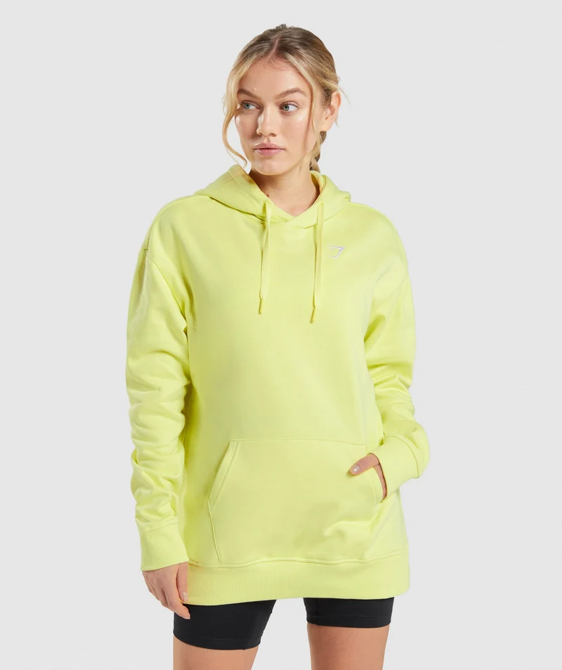 Gymshark Training Oversized Hoodie - Firefly Green