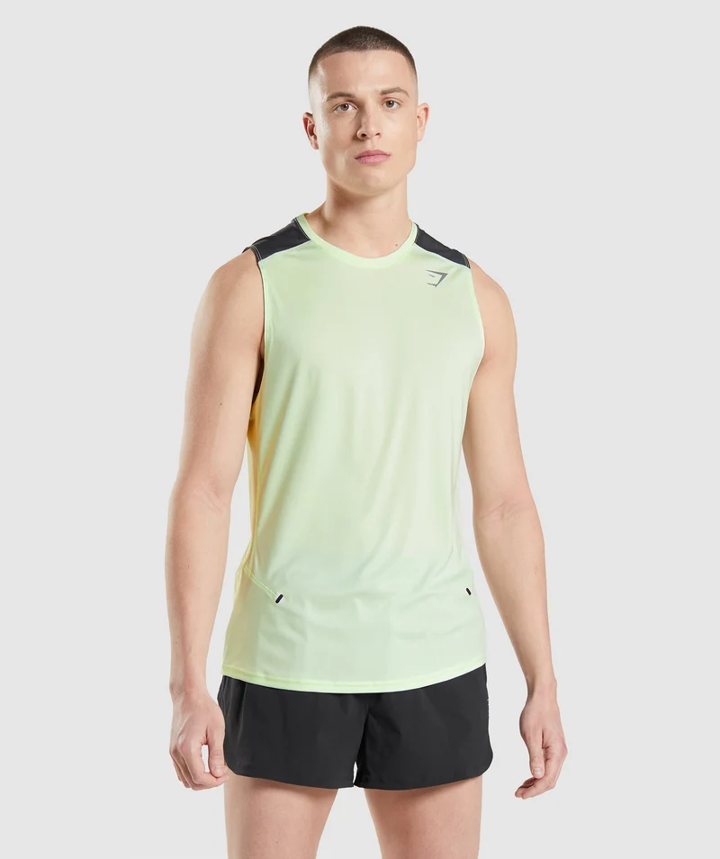 Gymshark Speed Evolve Tank - Cucumber Green