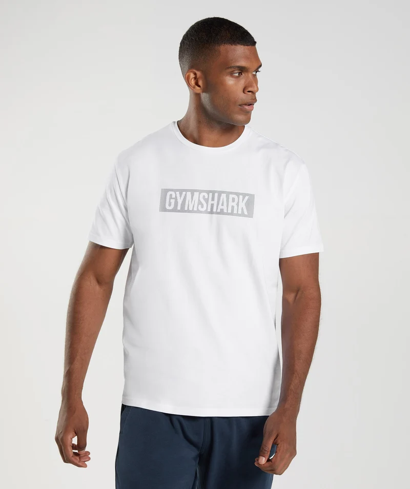 Gymshark Block T-Shirt - White