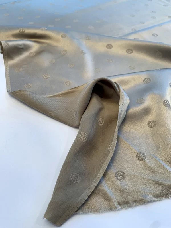 Zac Posen Monogram Z Silk Jacquard - Autumn Gold
