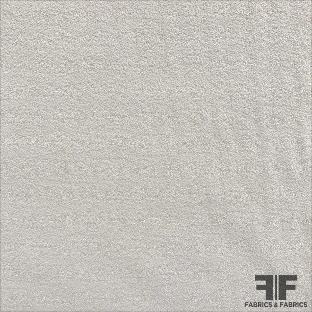 Italian Double-Faced Wool Crepe - Ivory