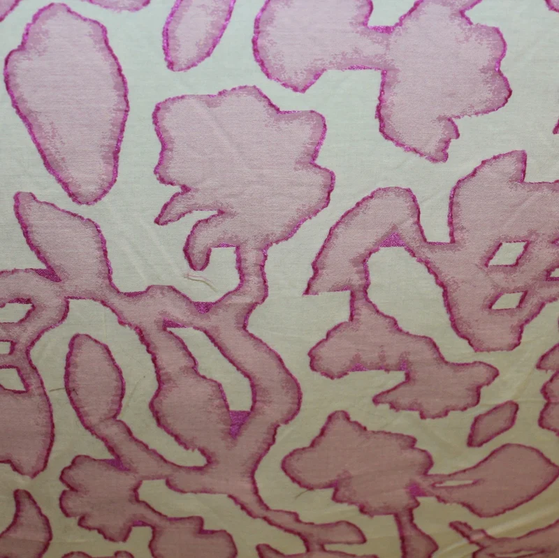 Abstract Stitched Novelty - Magenta/White