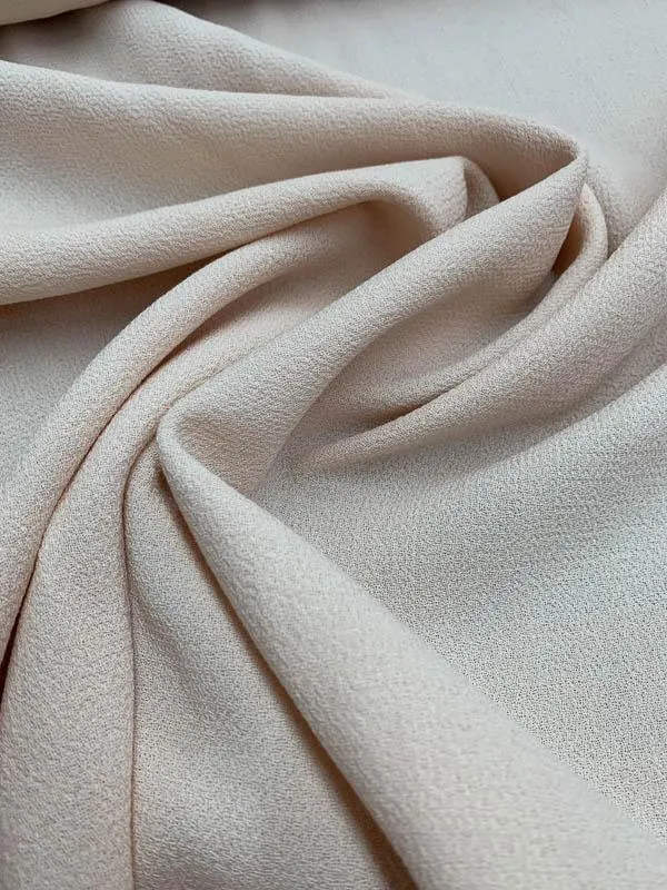 Italian Quality Double Wool Crepe - Beige