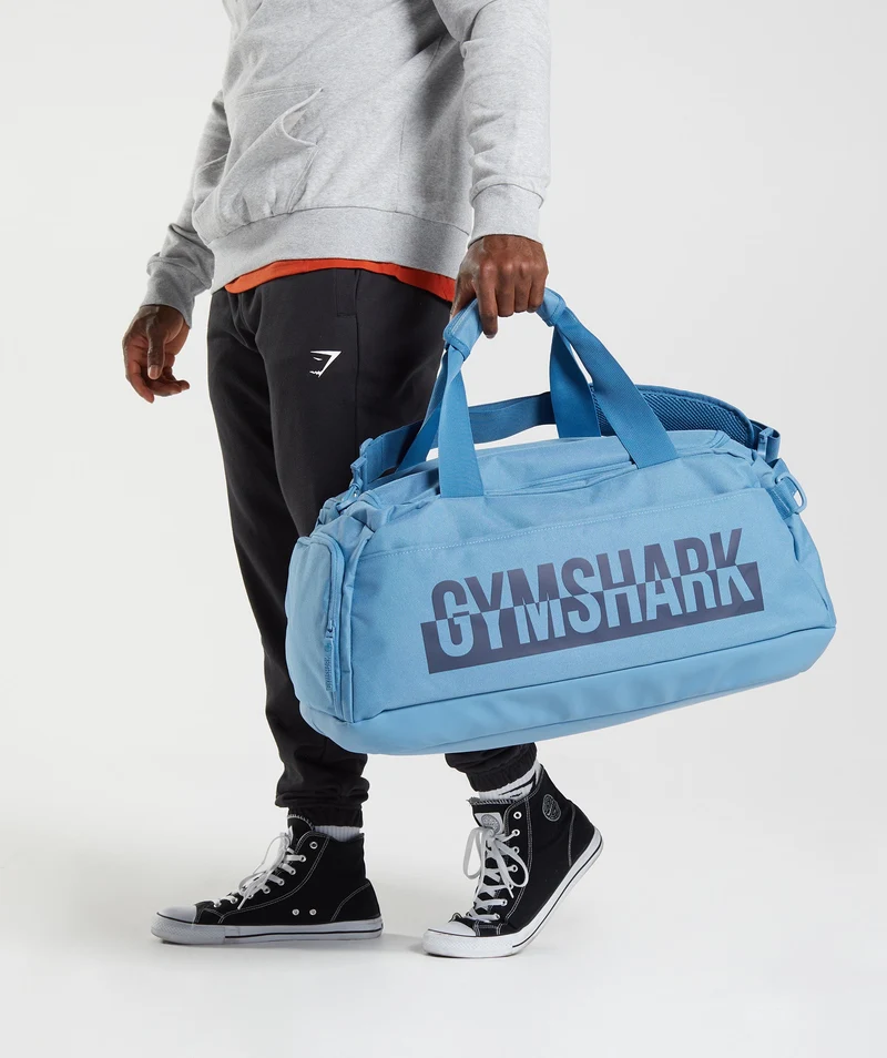 Gymshark Bold Gym Bag - Coastal Blue