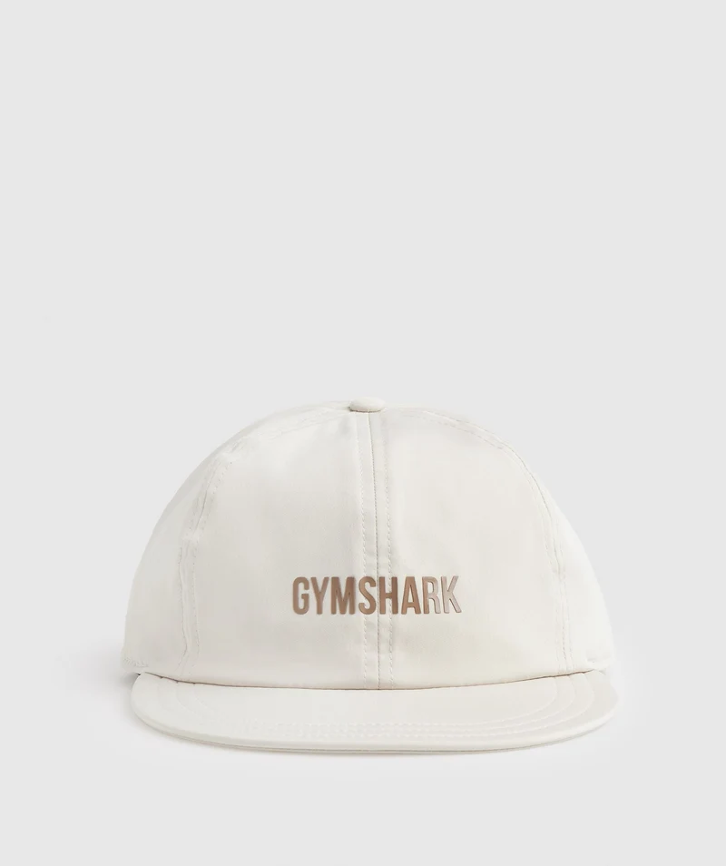 Gymshark Flat Peak Cap - Pebble Grey
