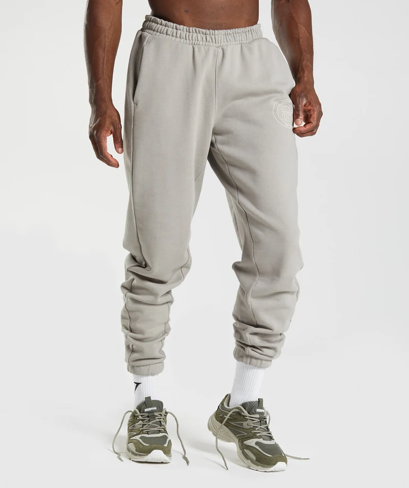Gymshark GS10 Year Joggers - Ecru Brown