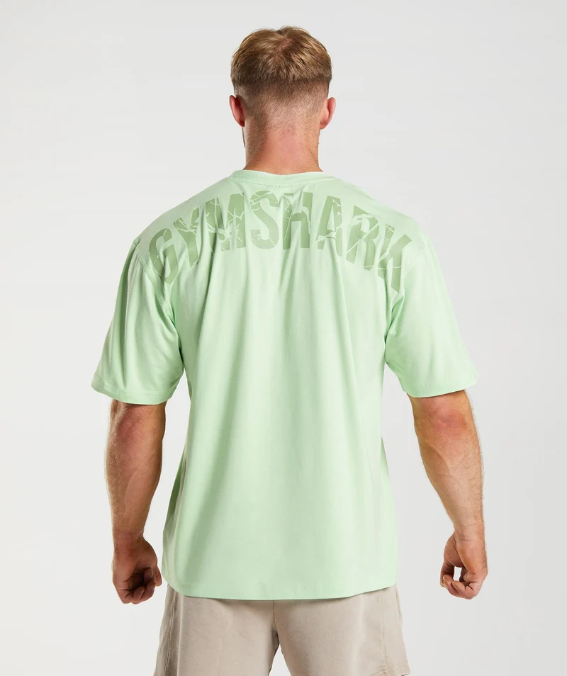 Gymshark Power T-Shirt - Aloe Green