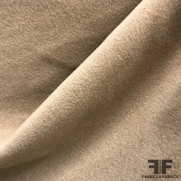 Solid Wool Coating - Camel