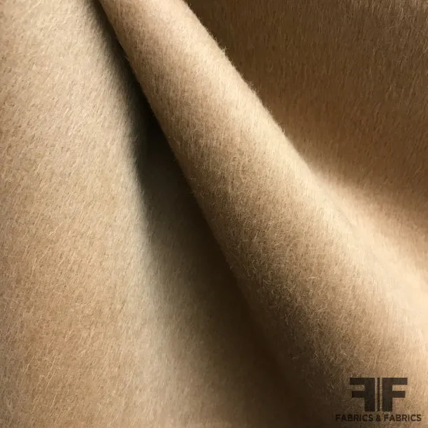 Italian Alpaca Coating - Beige