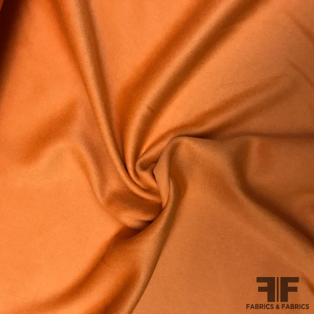 Wool Coating - Orange